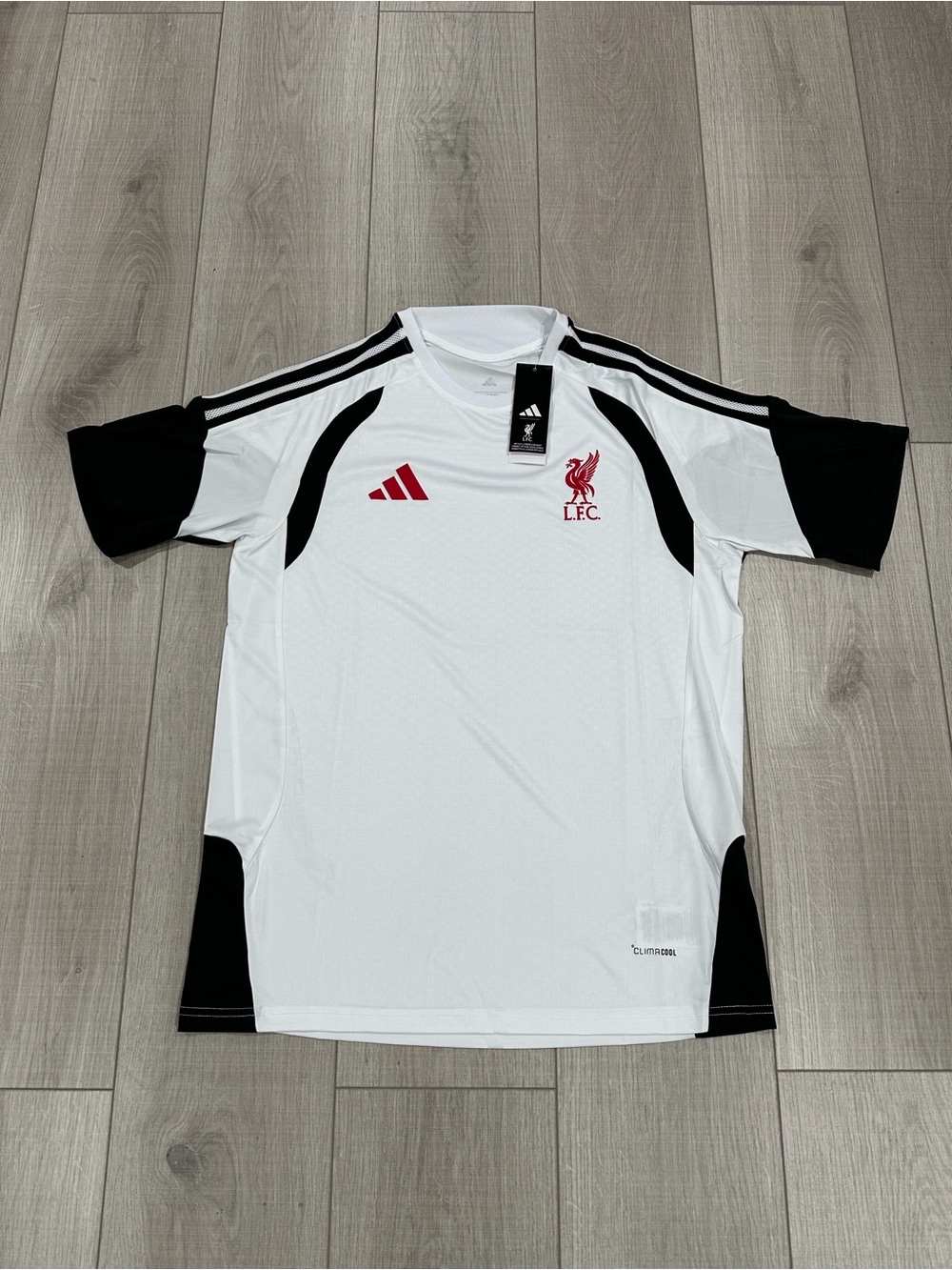Size XL Adidas Liverpool Tiro 25/26 Training Jersey White Slim Fit